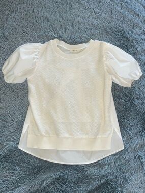 Leia n Co. boutique creamy white 🌸 SO PRETTY! Sz: M